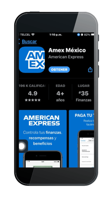Amex Mexico app