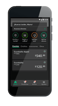 Consultar saldo en app Banco Azteca