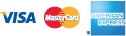 Logo Visa MasterCard Amex