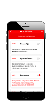 Mis Metas con Cuenta Digital Santander