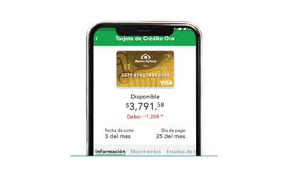 Pagar tarjeta desde app Banco Azteca