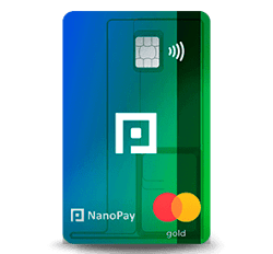 Tarjeta de crédito OG de NanoPay