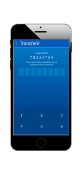 Transferencias desde tarjeta de débito Citibanamex en app