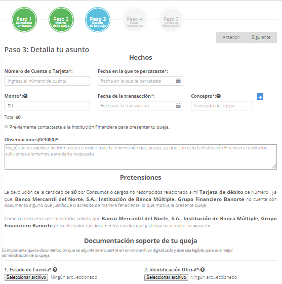 ¿Cómo poner una queja en la Condusef? | Formato de Reclamación