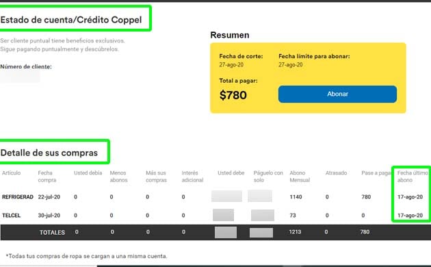 Como Checar Mi Limite De Credito En Coppel Coppel Estado de cuenta | ¿Cómo saber cuánto debo?