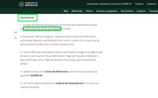 Pago De Pasaporte Mexicano En Ventanilla Bancaria blog.kardmatch.com.mx