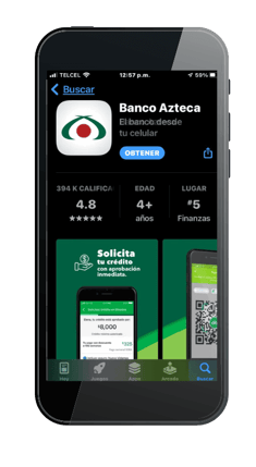 App Banco Azteca tarjeta de crédito