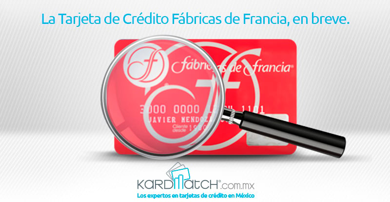 Tarjeta de crédito de Fábricas de Francia