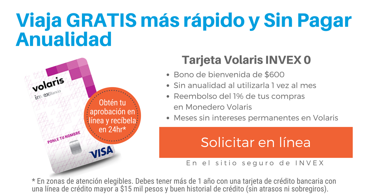 Solicitar Tarjeta Volaris 0
